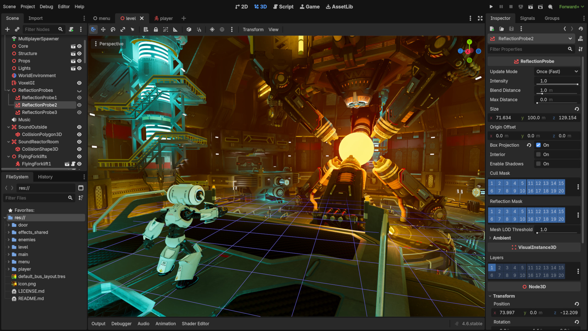 screenshot 1 of Godot Engine