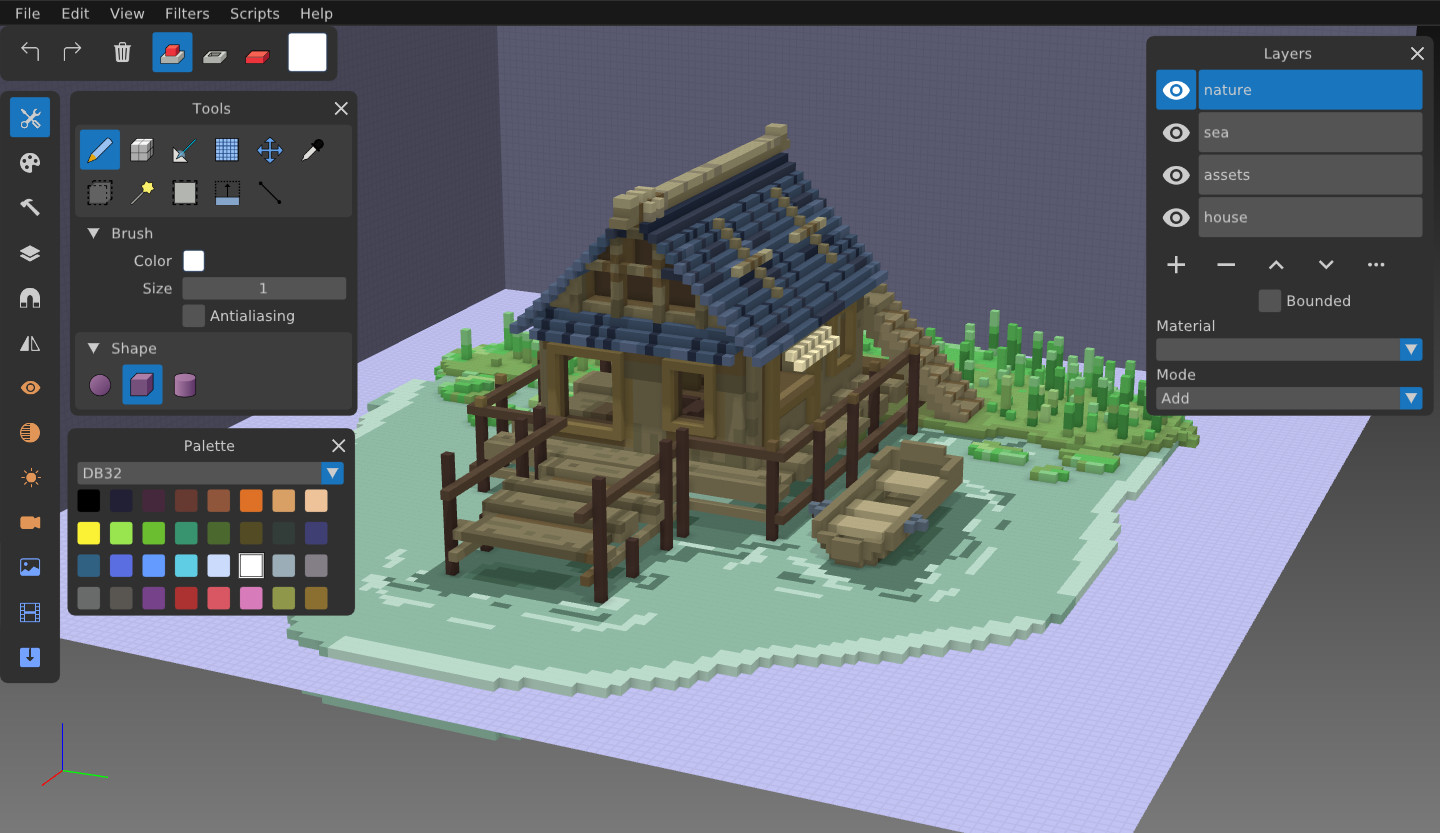 screenshot 1 of Goxel