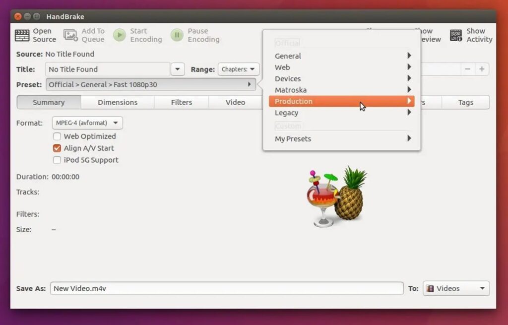 screenshot 1 of HandBrake