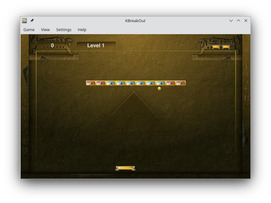 screenshot 1 of Kbreakout