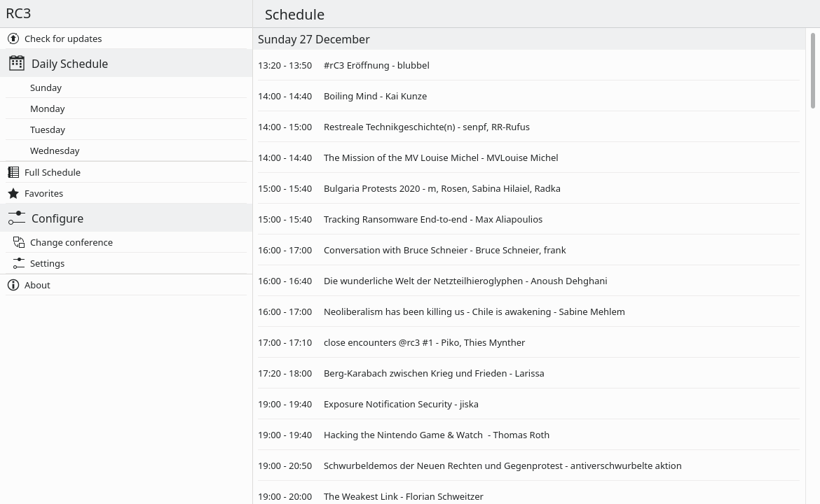 screenshot 1 of Kongress