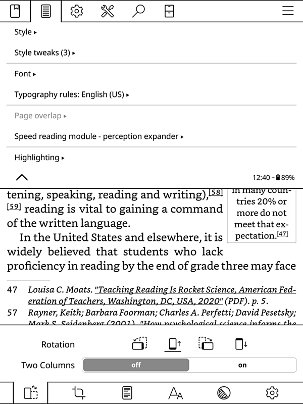 screenshot 1 of Koreader