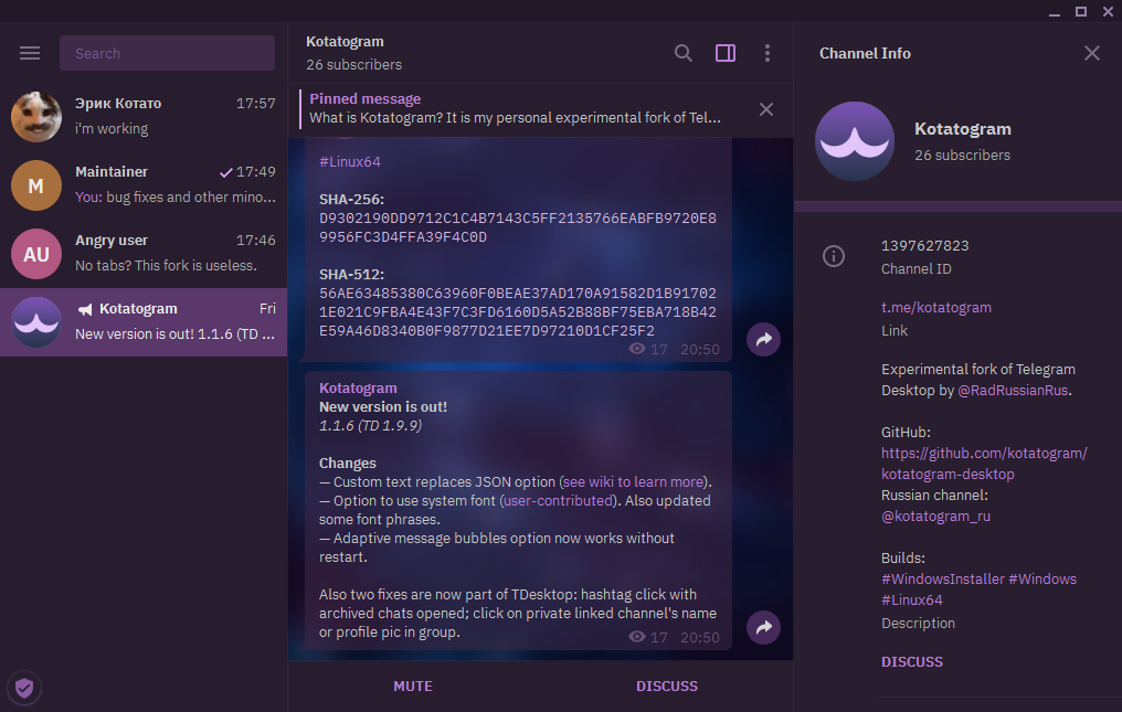 screenshot 1 of Kotatogram