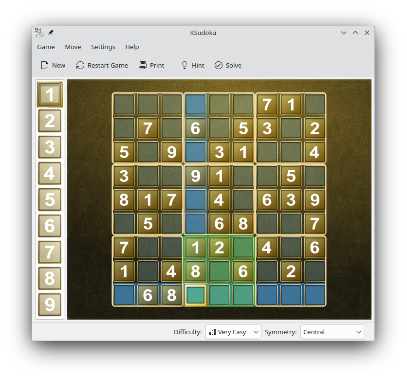 screenshot 1 of Ksudoku