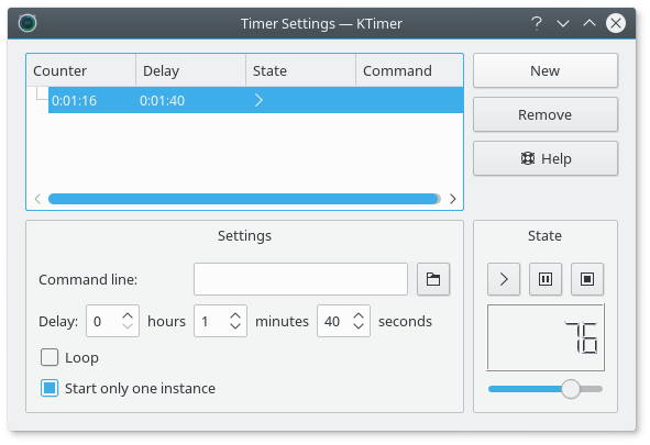 screenshot 1 of Ktimer