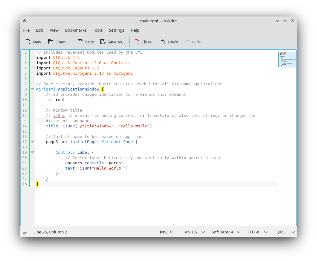 screenshot 1 of Kwrite