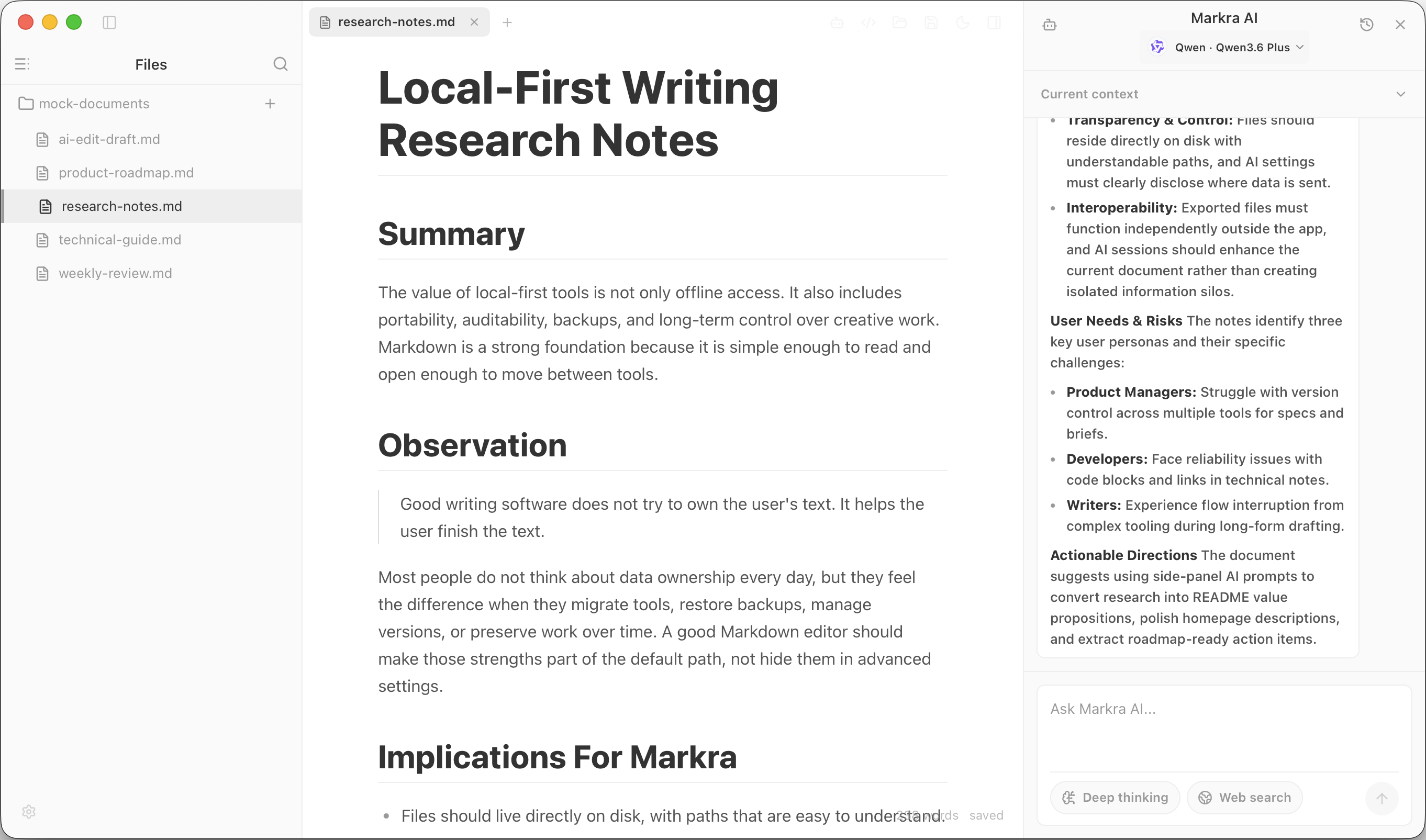screenshot 1 of Markra