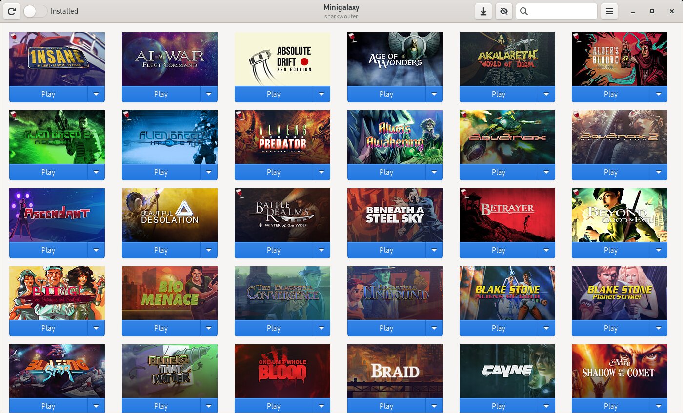 screenshot 1 of Minigalaxy