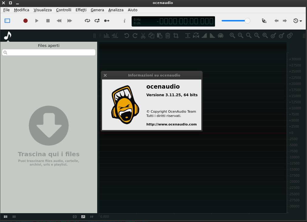 screenshot 1 of Ocenaudio