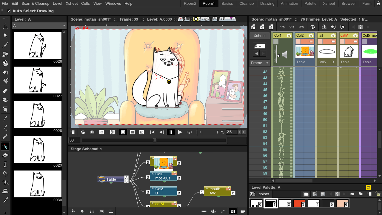 screenshot 1 of Opentoonz