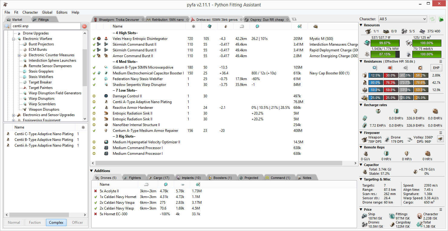 screenshot 1 of Pyfa