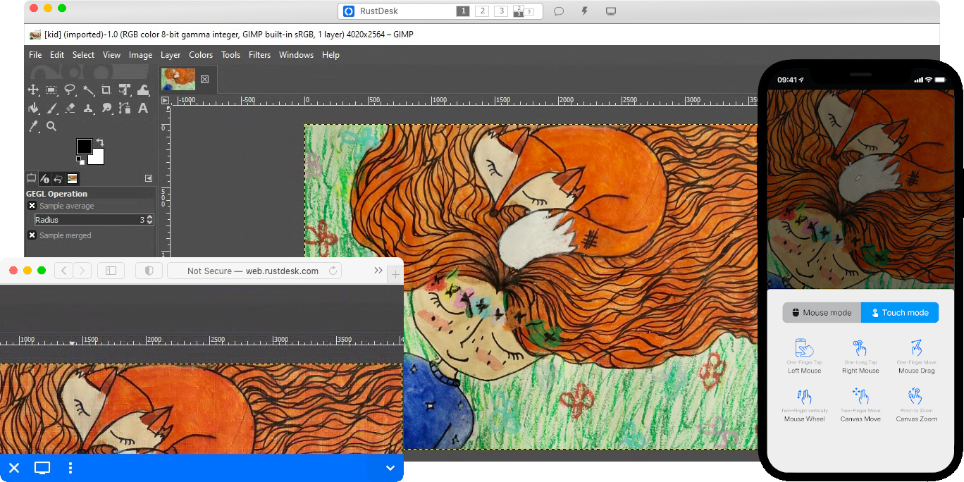 screenshot 1 of Rustdesk