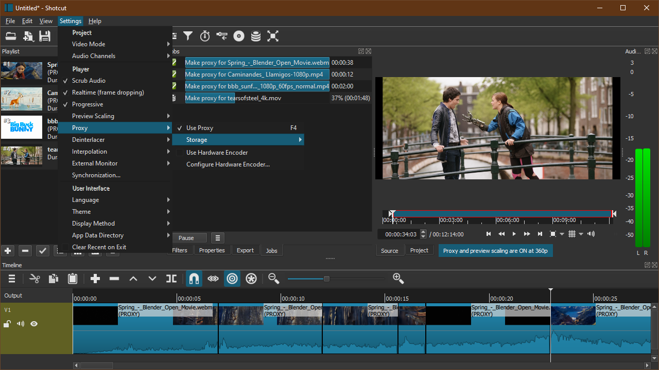 screenshot 1 of Shotcut