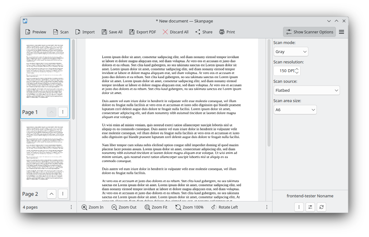 screenshot 1 of Skanpage