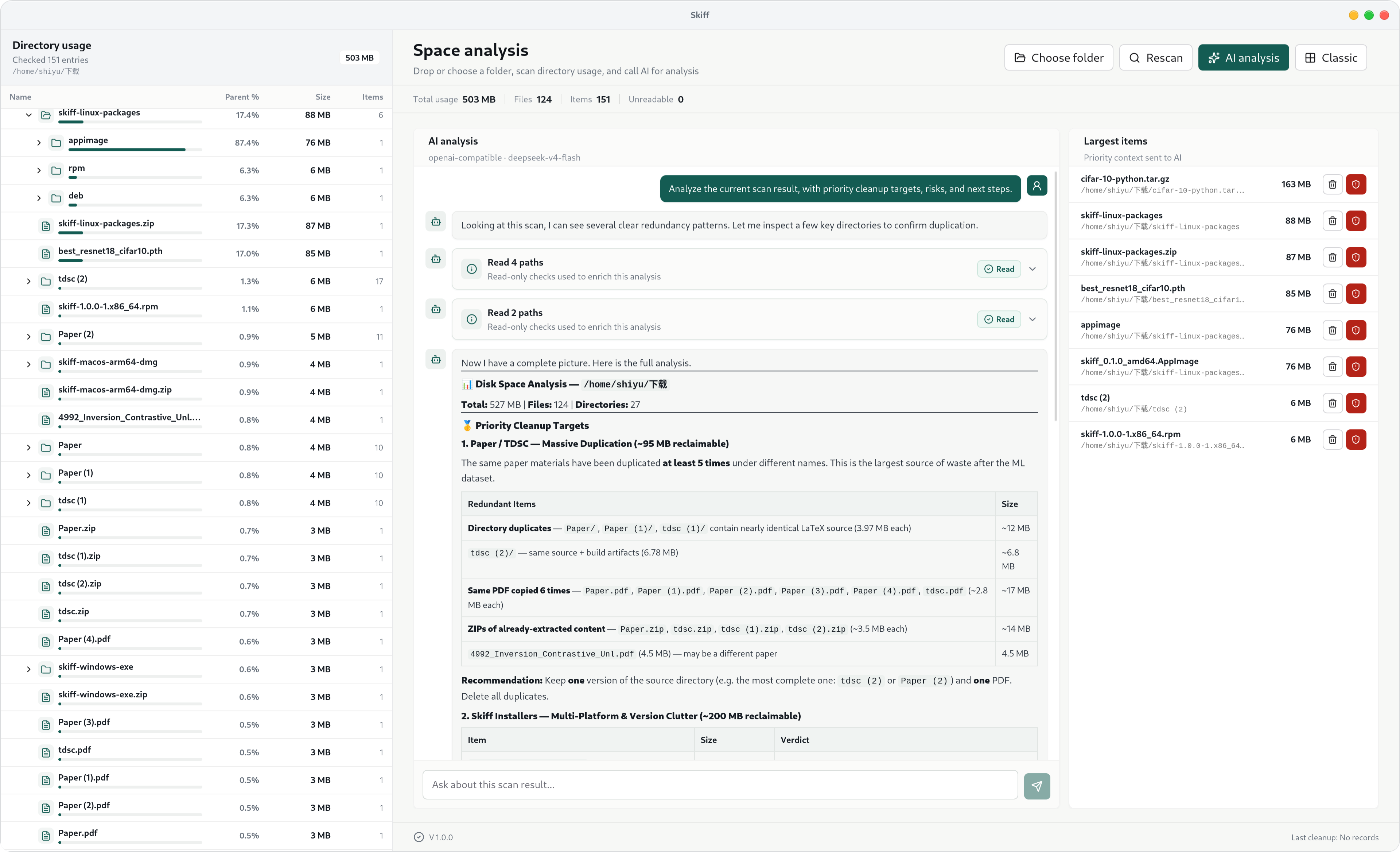 screenshot 1 of Skiff