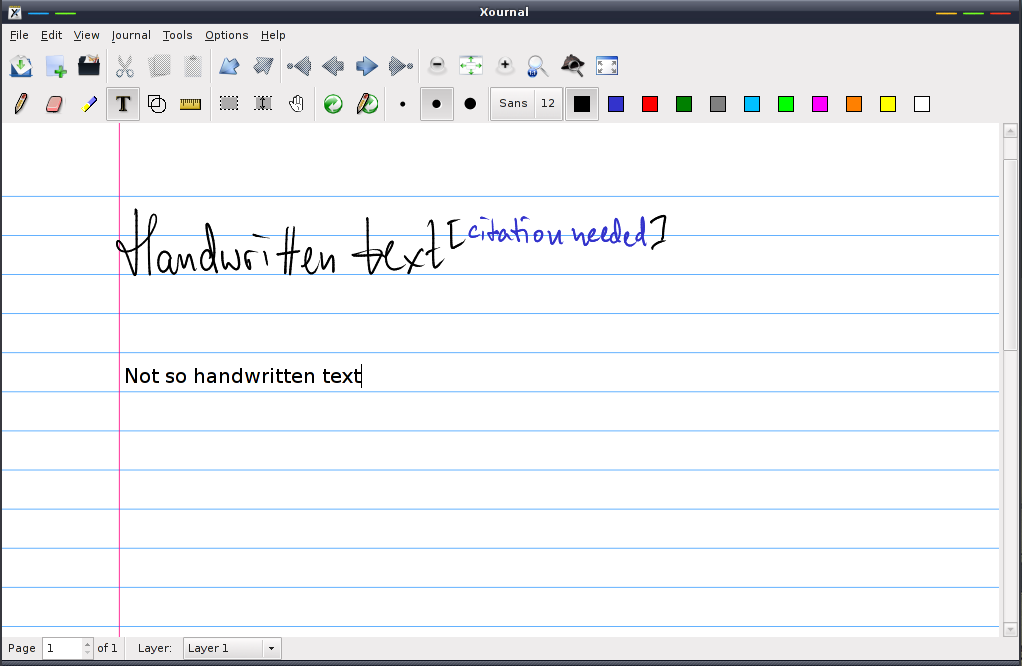 screenshot 1 of Xournal++ (Nightly)
