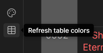 Refresh Table Colors Icon