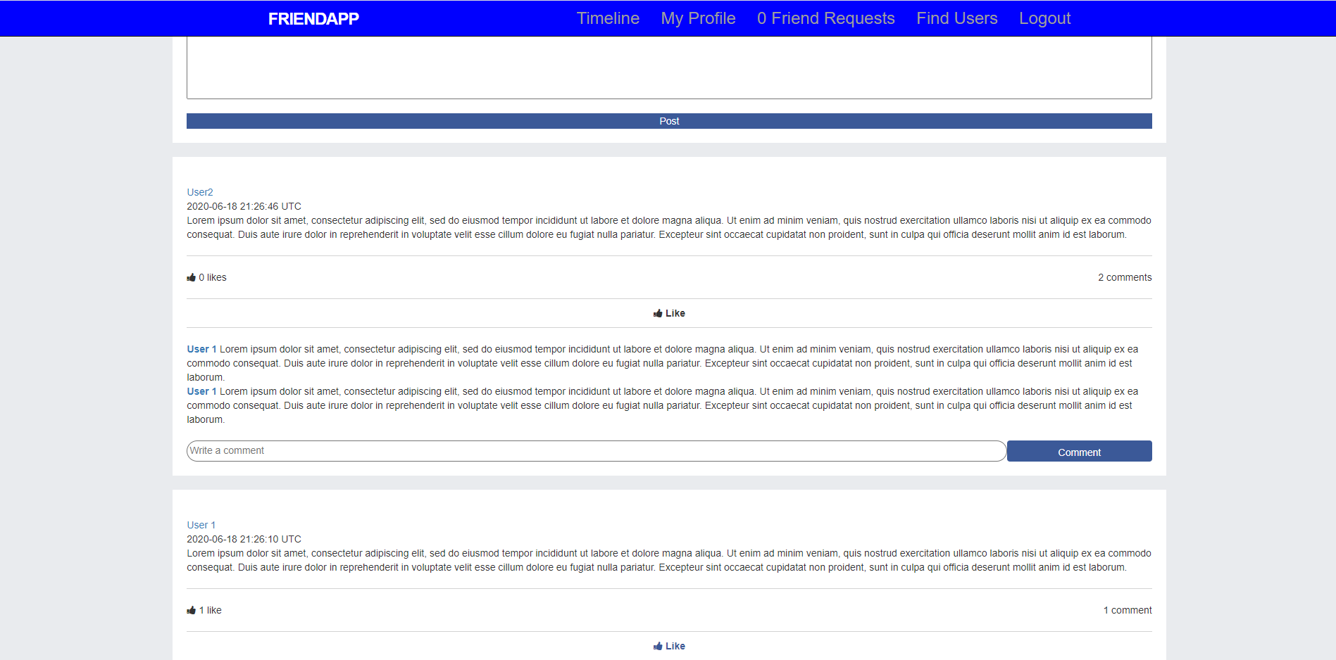 Screenshot of the webpage