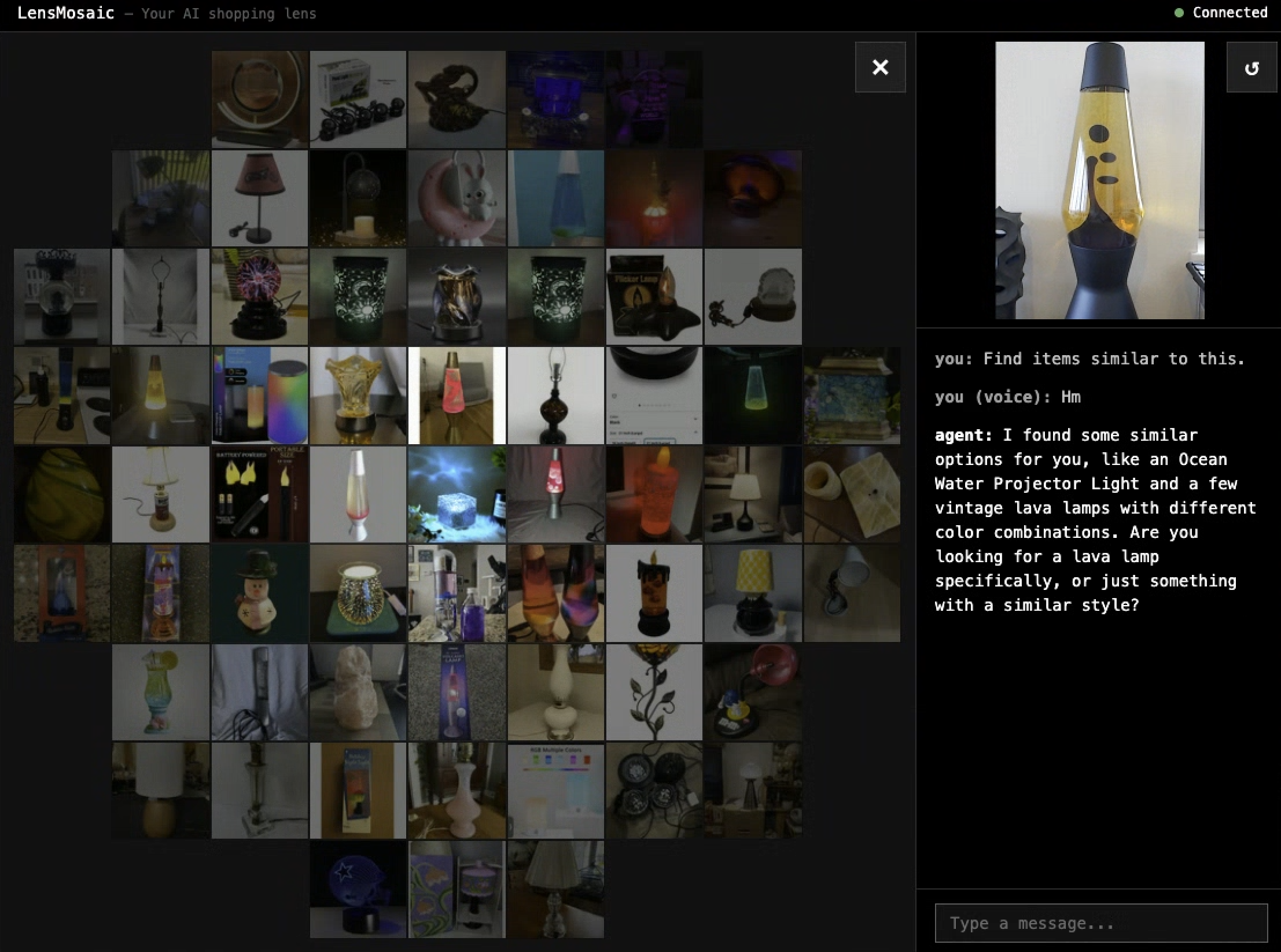 LensMosaic screenshot