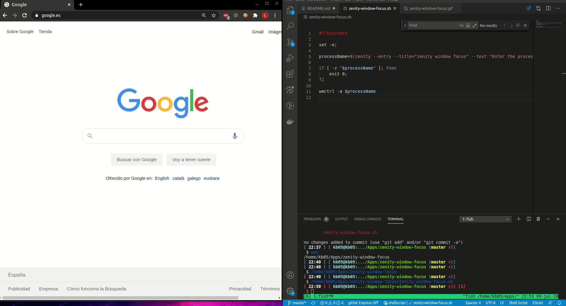 Zenity Windows GitHub - kb05/zenity-window-focus: Change the window that has the focus ...