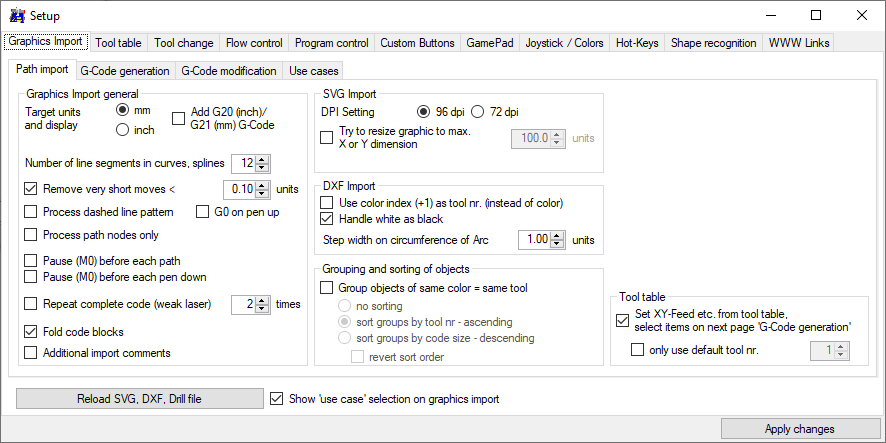 GRBL-Plotter Setup1.1