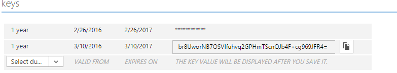 Replace ENTER_YOUR_SECRET with a key generated on the Configure page of your app