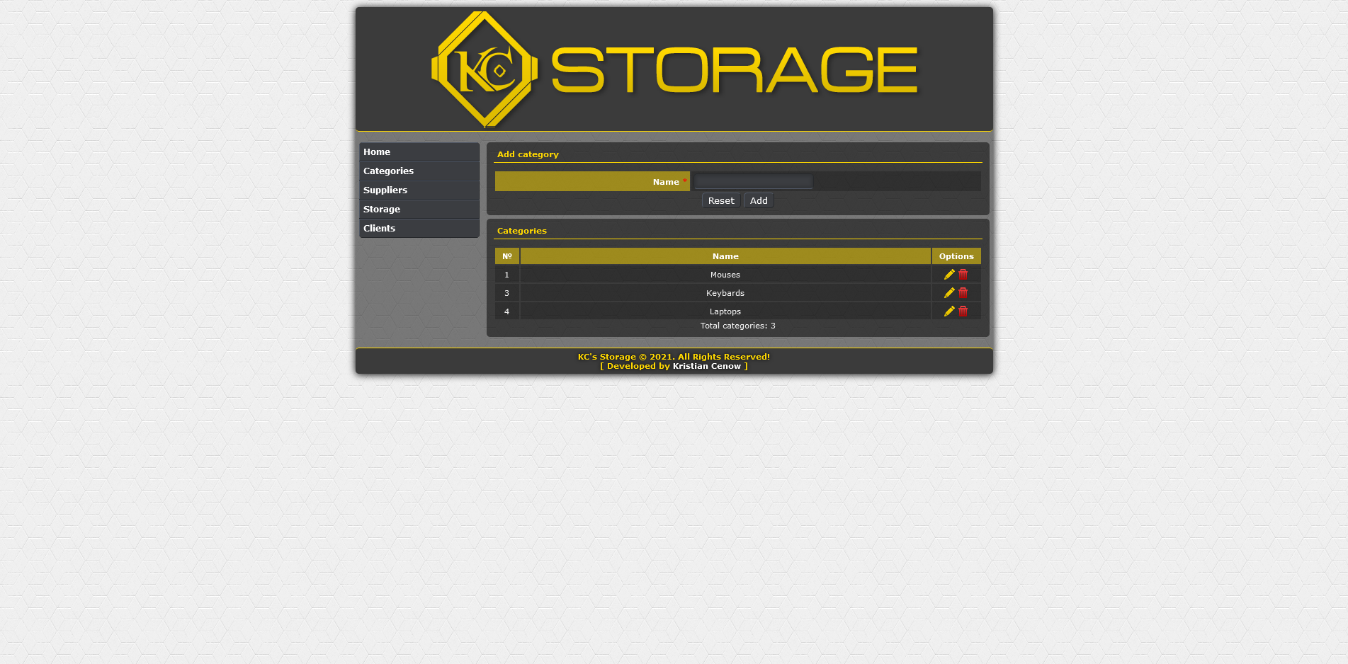 GitHub - ktsenovv/storage: Web based application which is designed to ...