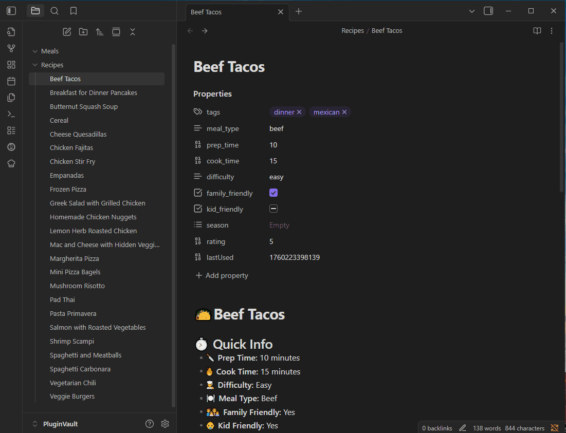 Swap or change meals