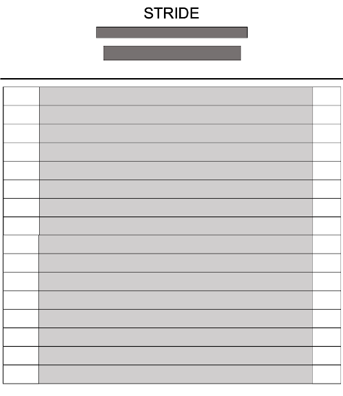 wireframe plan for stride