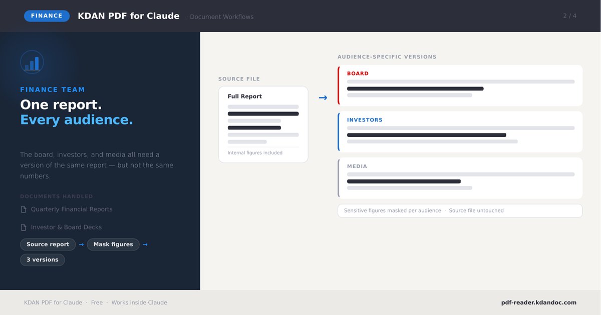 Finance workflow