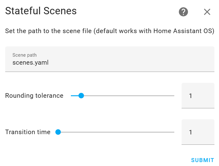 Config flow screenshot