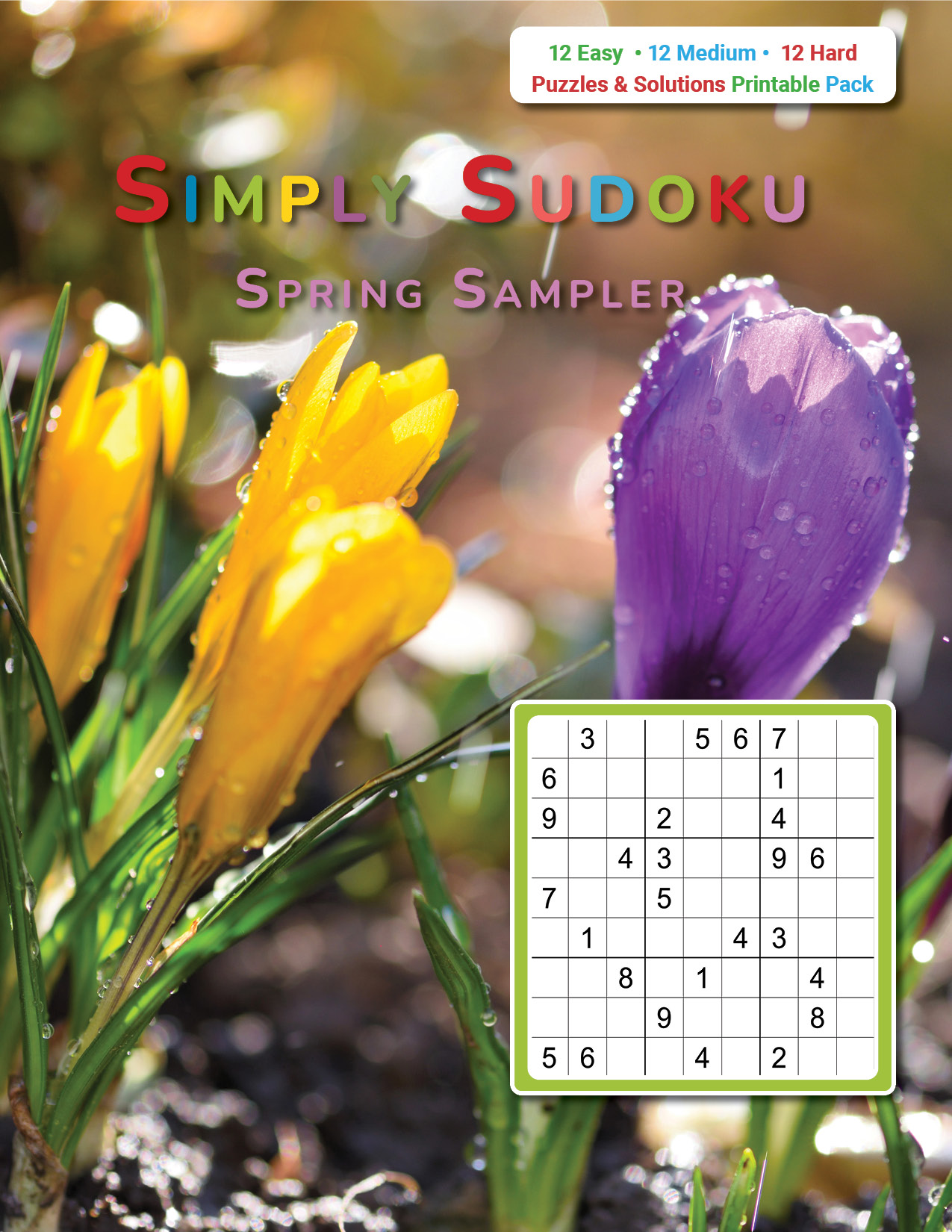 Simply Sudoku Spring Sampler printable pack cover