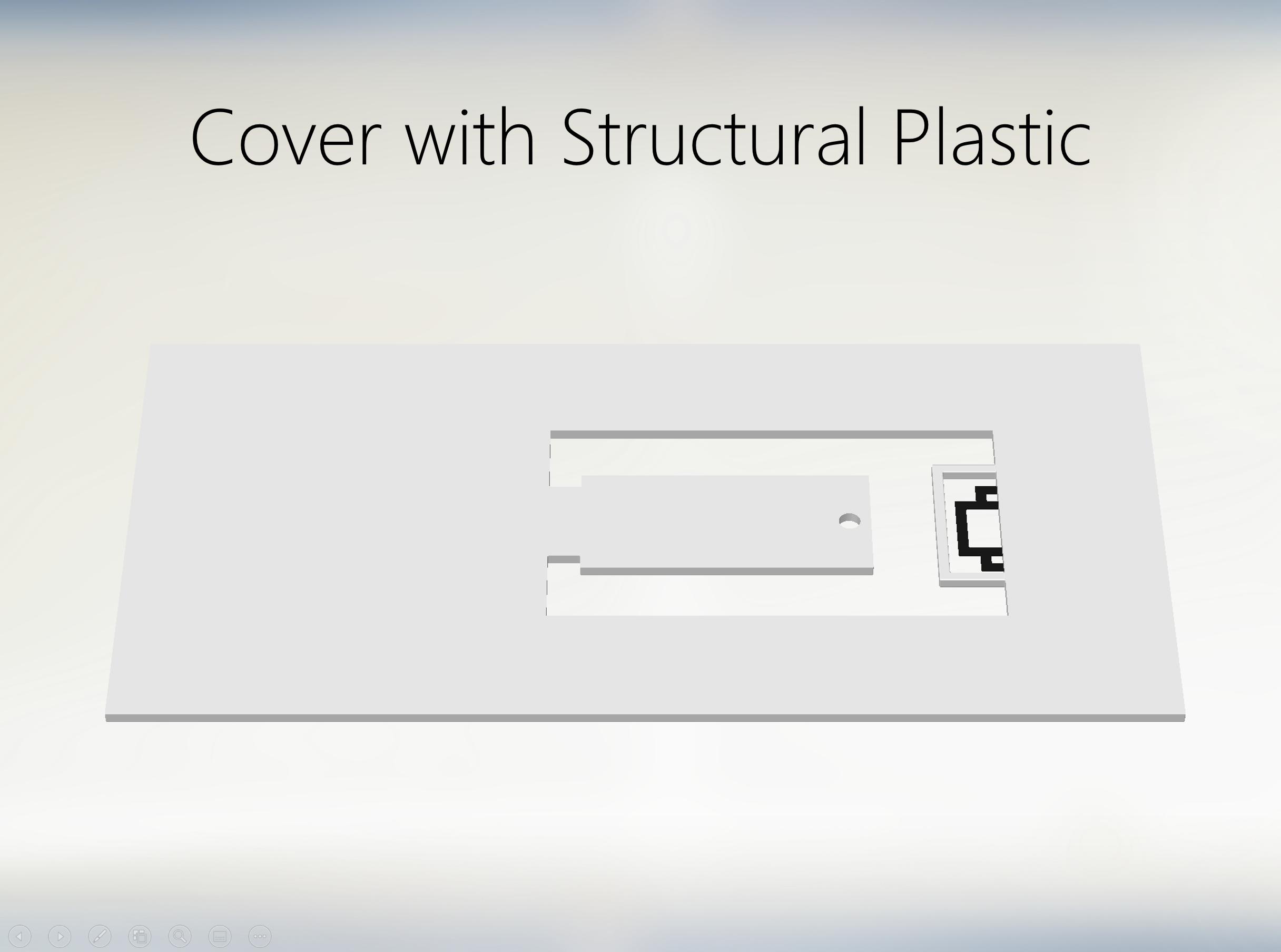 Cover with Structural Plastic
