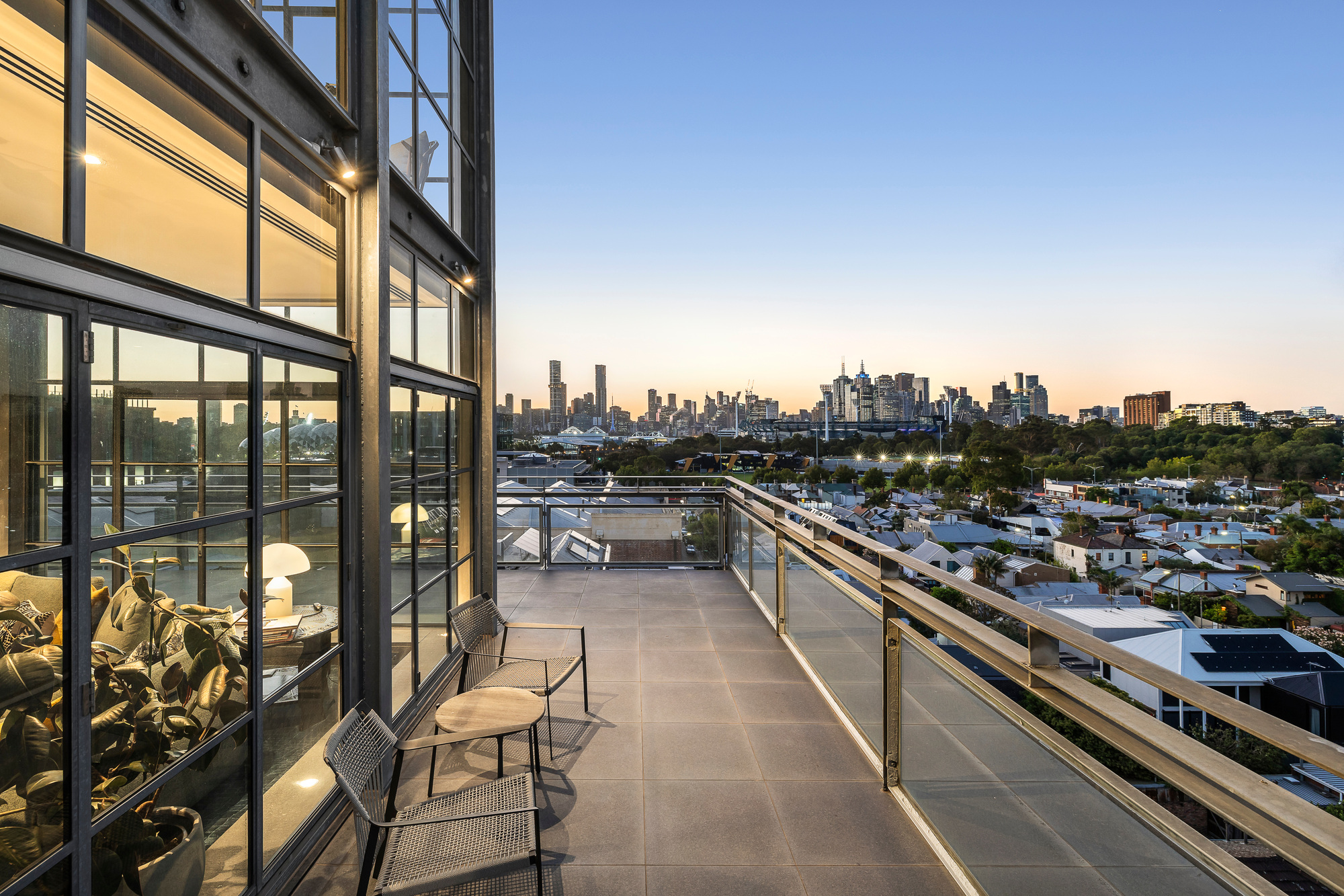 Twilight exterior — East Melbourne