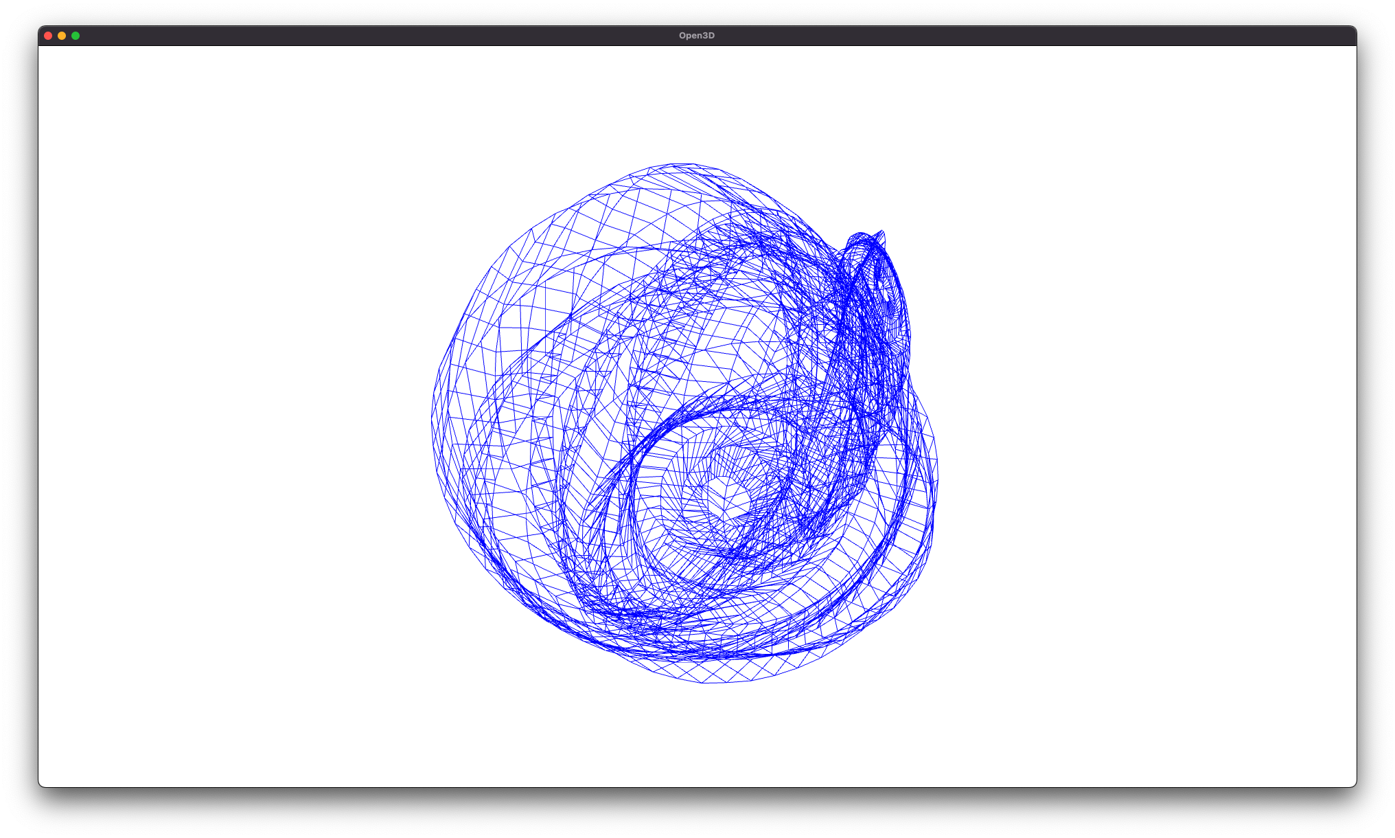 Sphere g2o dataset 3D visualization with poses from odometry