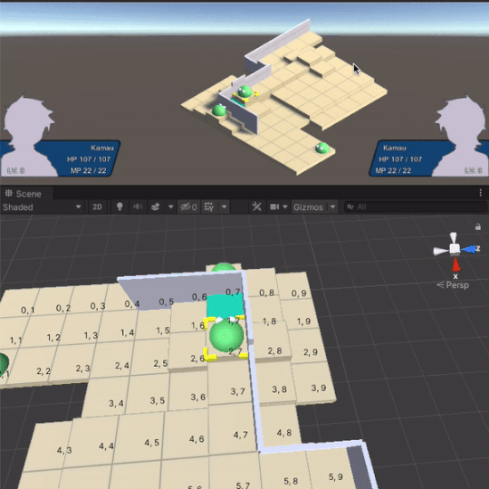 Cone attack range restricted by walls