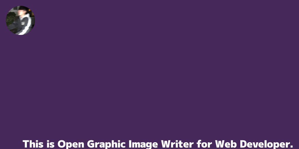 紫の背景色で左上にkeiya01のアイコンがある