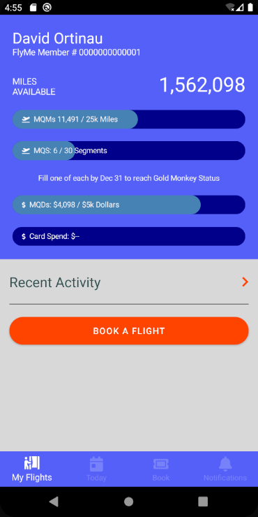 my flights tabs