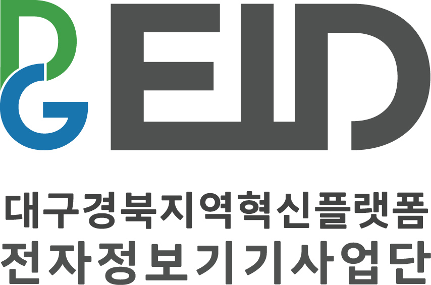 대구경북지역혁신플랫폼 전자기기사업단 로고