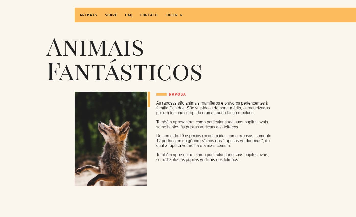 Animais Fantásticos screen