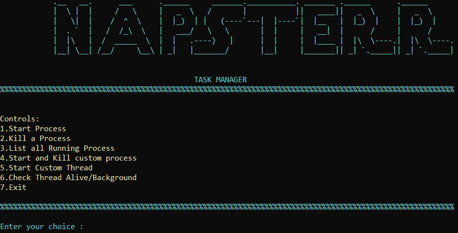 GitHub - kendrickchibueze/TaskManager: This is a console application in ...