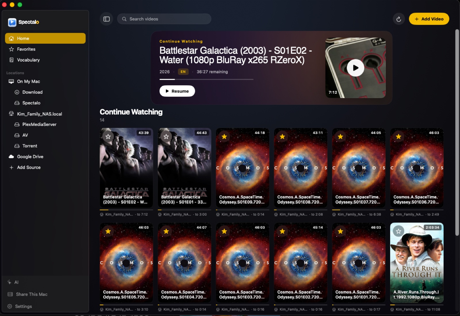 Spectalo — on-device AI video player with on-device subtitles & translation