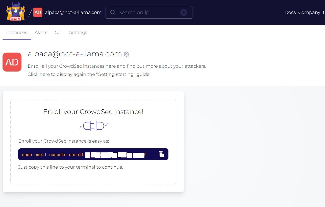 CrowdSec dashboard0