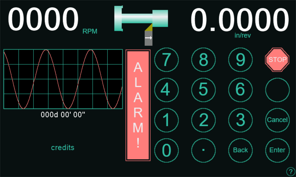 Silkscreened Control Panel