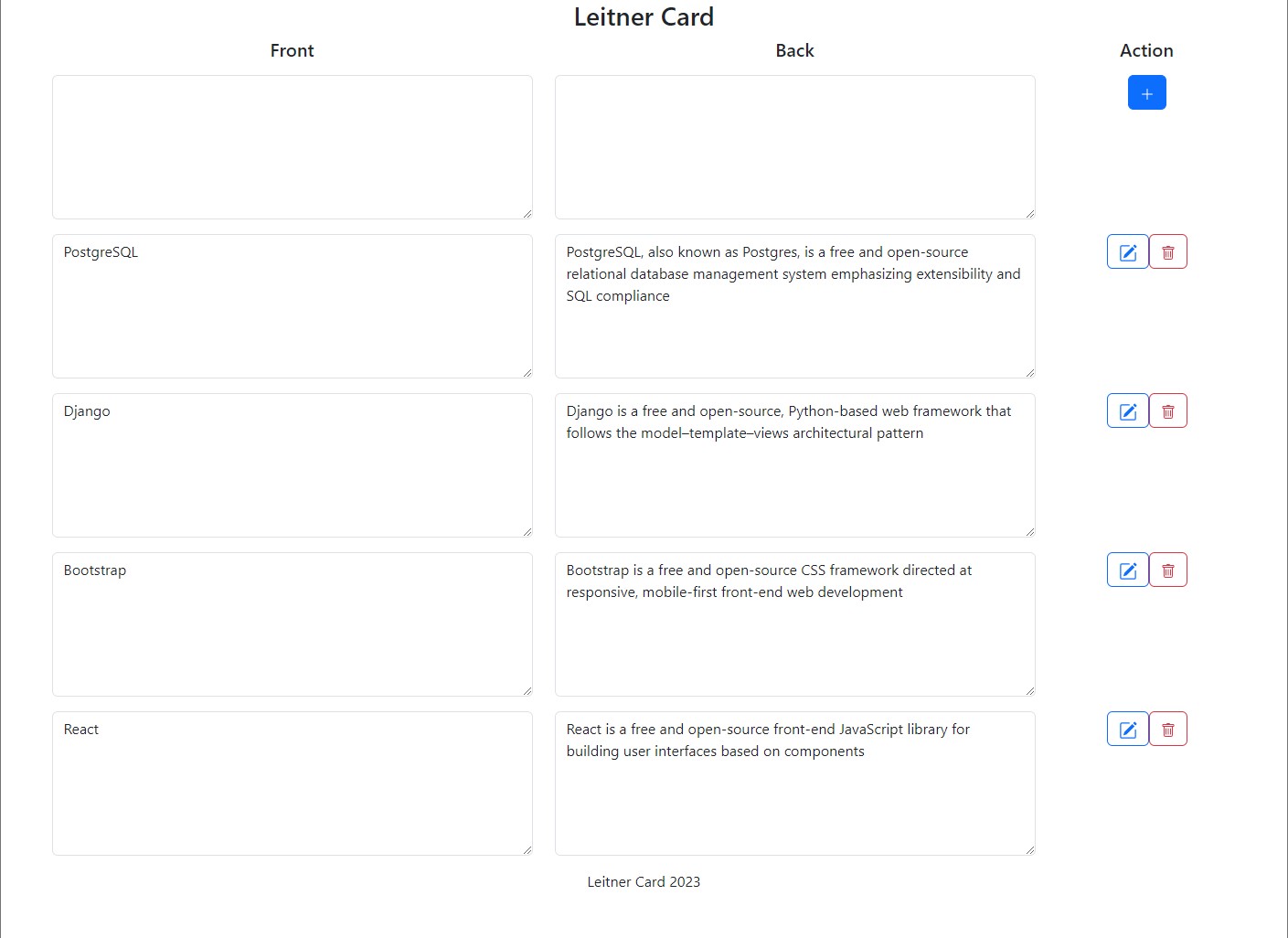 GitHub - kenzilai/LeitnerCard: A simple create your own flashcard ...