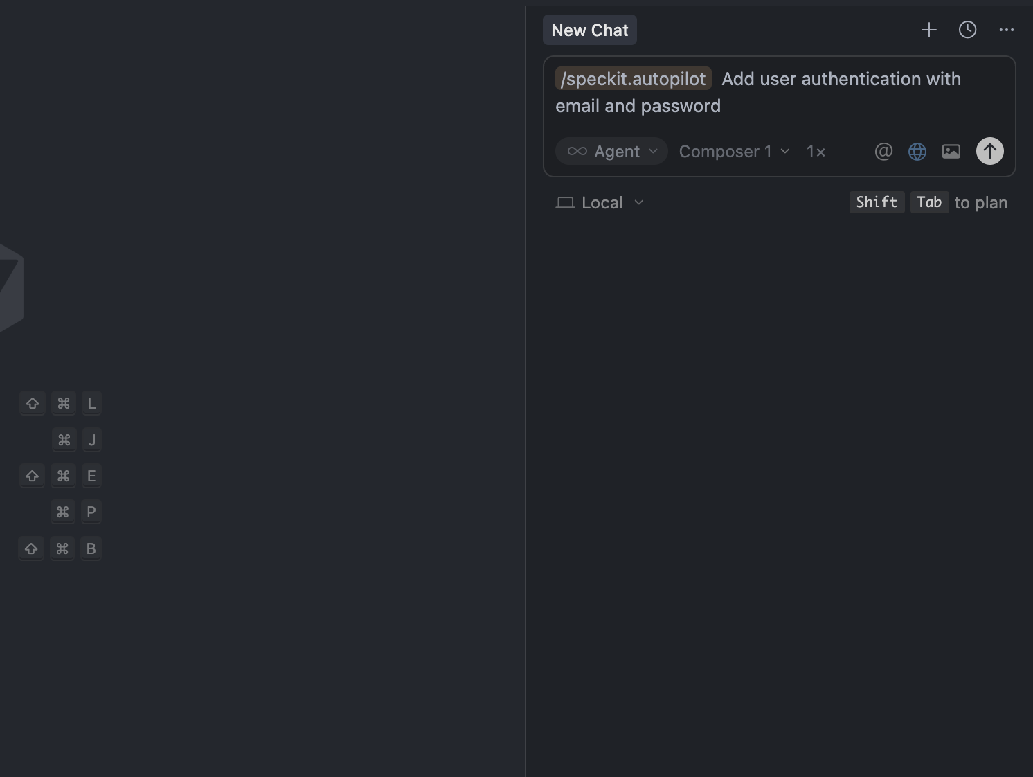 Using speckit.autopilot command