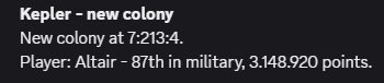 New colony detection