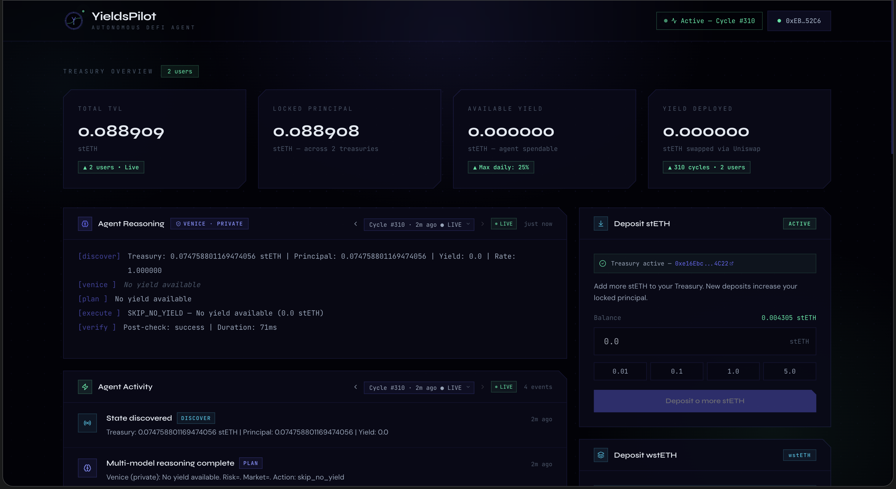 YieldsPilot screenshot 2