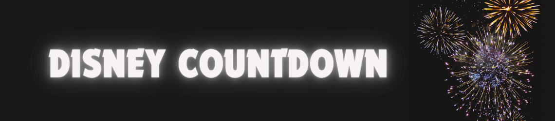 Disney Countdown Banner