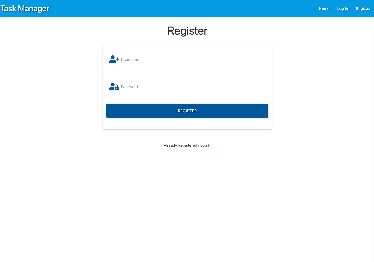 Register Page